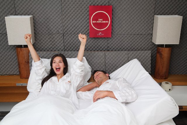 La Chambre anti-ronflement du Crowne Plaza