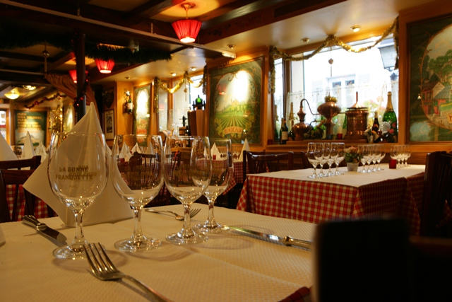 Salle principale, restaurant La bonne franquette paris