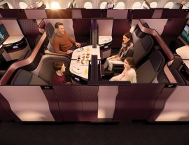 La QSuite de Qatar Airways