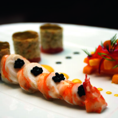 Un plat de sushis et de makis proposé dans l'un des restaurants de l'hôtel Constance Belle-Mare Plage sur l'île Maurice