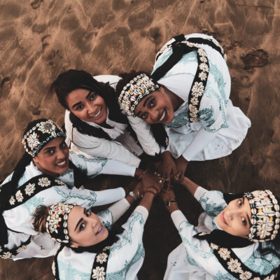 Danseuses orientales vues de haut Aix-en-Provence