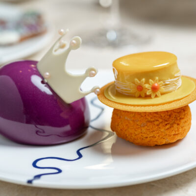 Petites pâtisseries spécialement imaginées pour fêter le jubilé de la Reine
