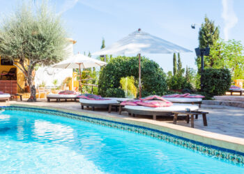 piscine de l'hôtel Pikes