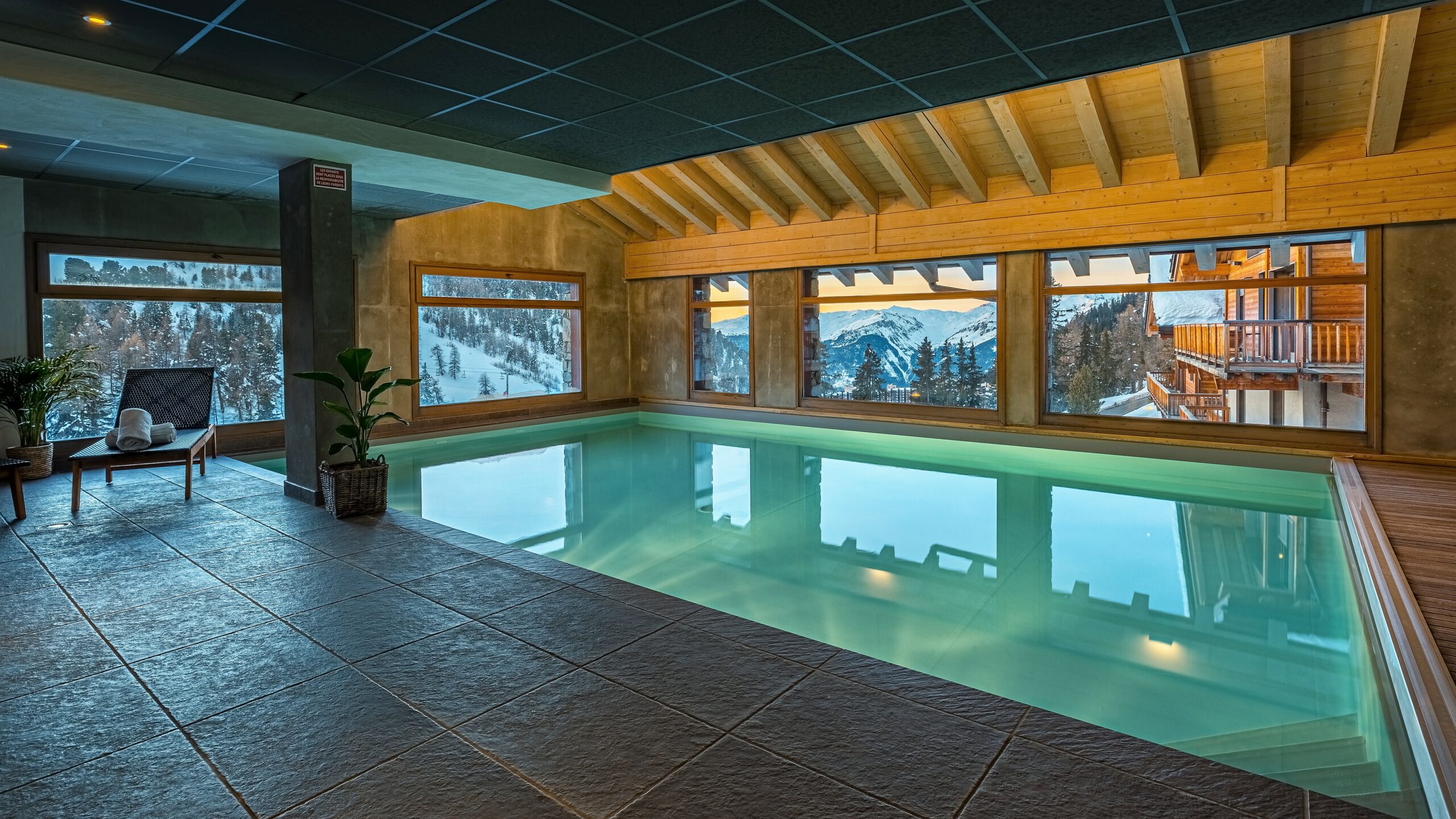 piscine de l'hôtel Carlina