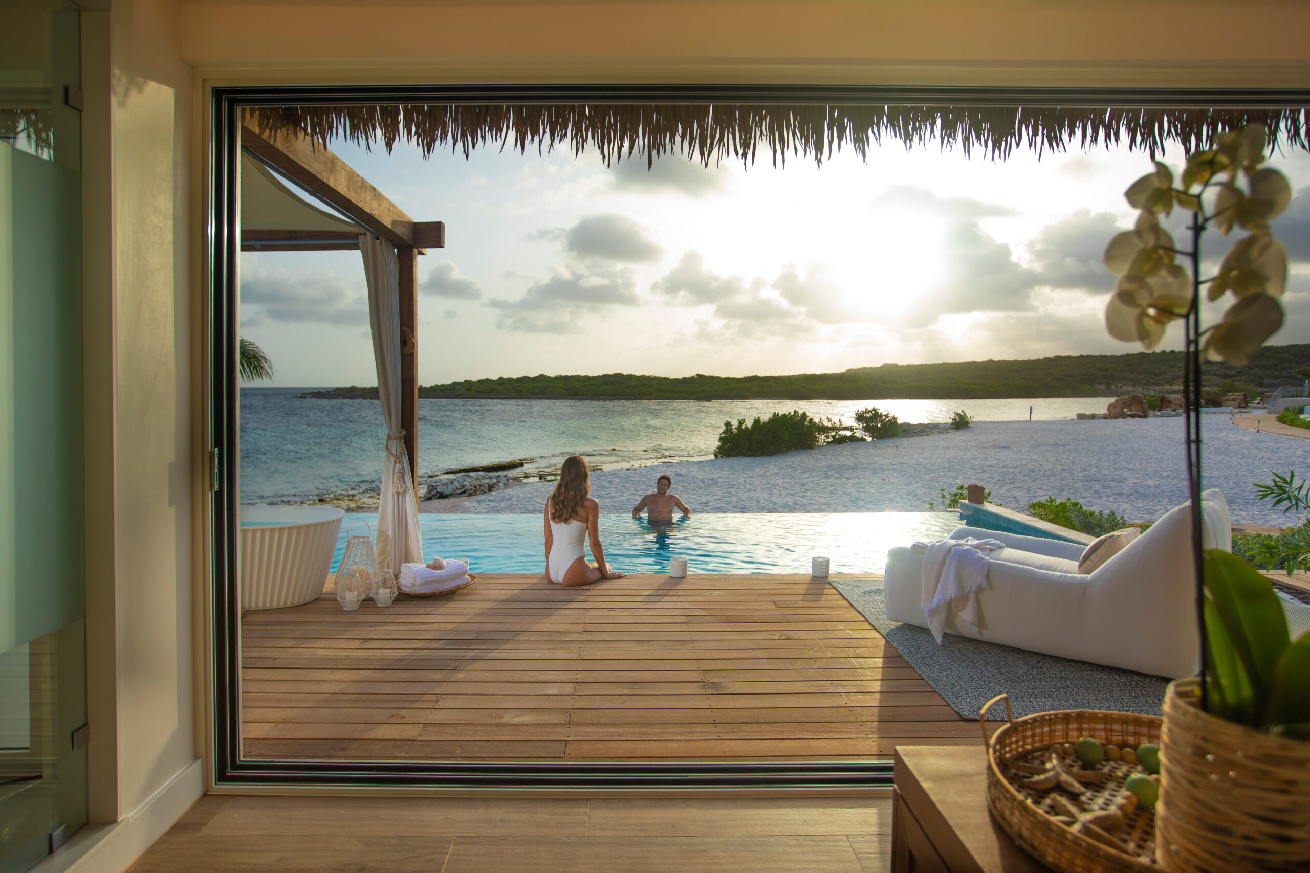 Piscine du Sandals Royal Curaçao