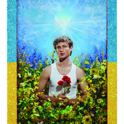 Portrait d'un jeune mannequin ukrainien par Pierre et Gilles