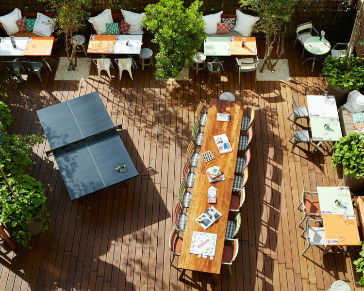 rooftops et terrases mama shelter