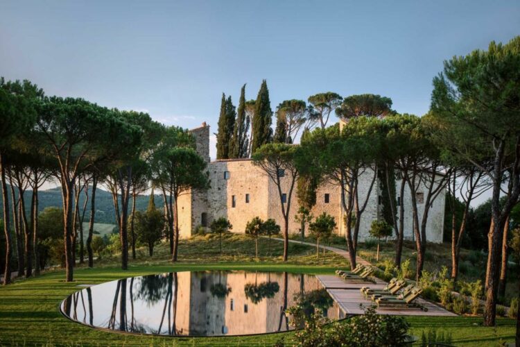 un château en Toscane