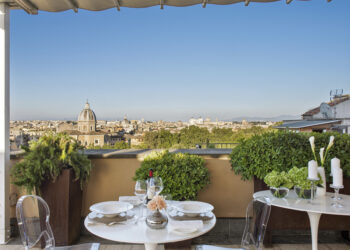 La villa aggripina, l'un des plus beaux hôtels de ROme