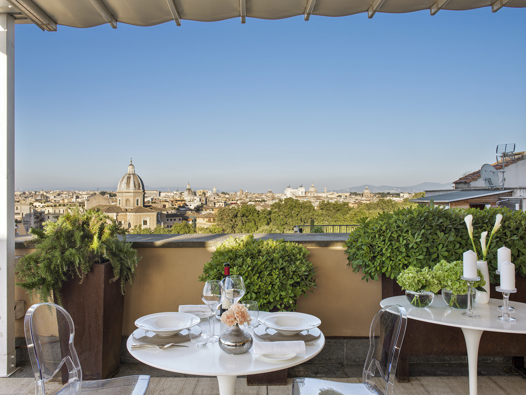 La villa aggripina, l'un des plus beaux hôtels de ROme