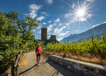 Randonnée dans les vignes de la Vallée d'Aoste