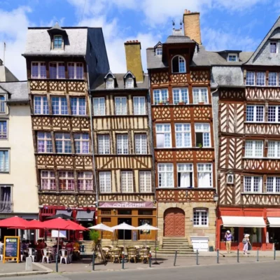 Les façades médiévales de Rennes